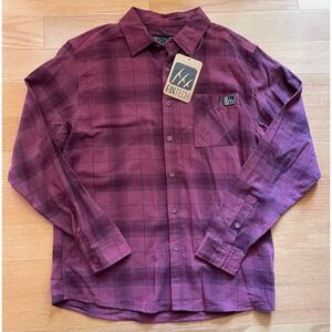 Fintech The Woodsman Mid weight Flannel Shirt Size L NWT